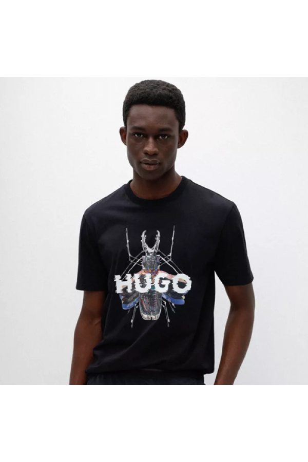 HUGO T-SHIRT SHORT SLEEVE MEN'S WEAR QUALITY CLOTHING
