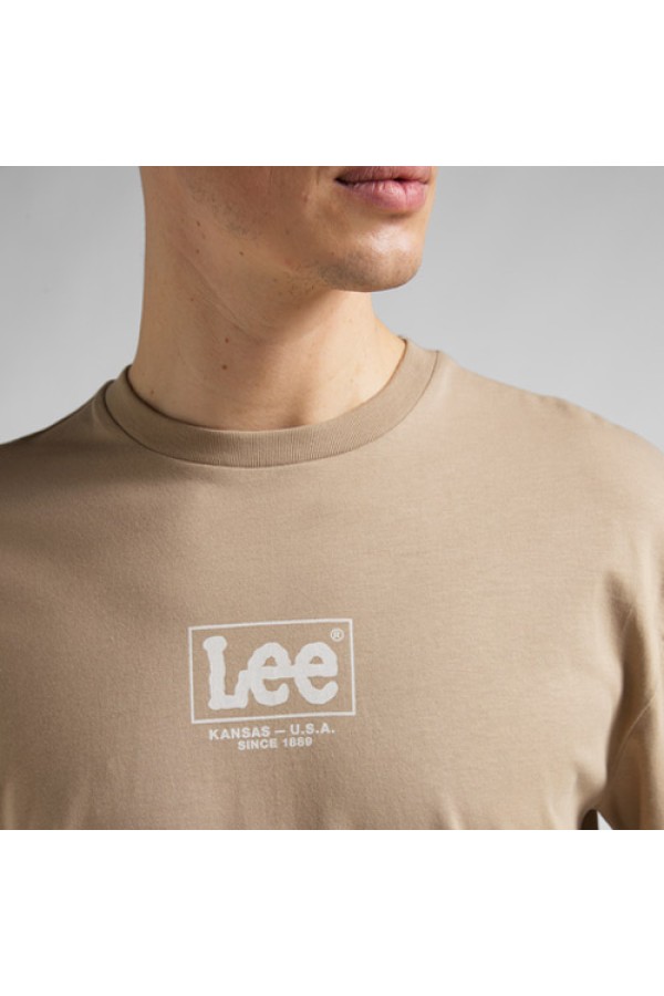 LEE T-SHIRT ΜΠΛΟΥΖΑΚΙ ΑΝΔΡΙΚΟ ΒΑΜΒΑΚΕΡΗ ΕΝΔΥΣΗ