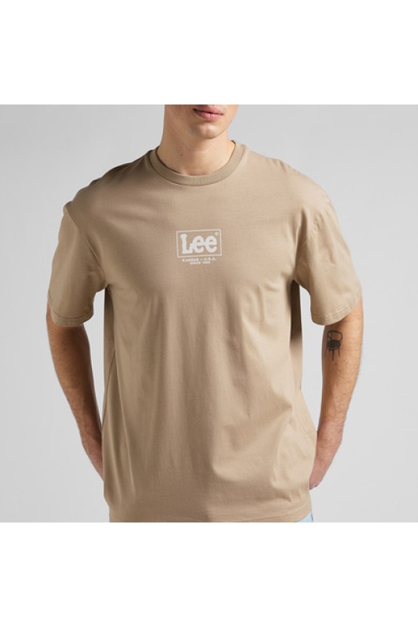 LEE T-SHIRT ΜΠΛΟΥΖΑΚΙ ΑΝΔΡΙΚΟ ΒΑΜΒΑΚΕΡΗ ΕΝΔΥΣΗ