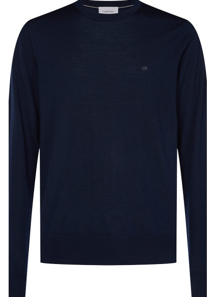 Calvin Klein Superior Top Wool Crew Neck Sweater 