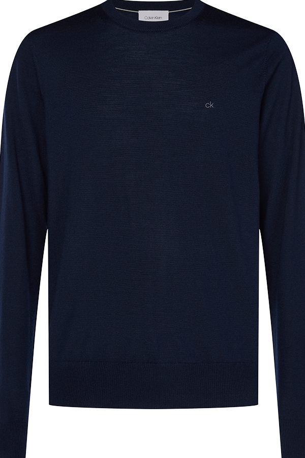 Calvin Klein Superior Top Wool Crew Neck Sweater 