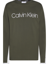 Calvin Klein Cotton  Logo  Long Sleeve  T-shirt 