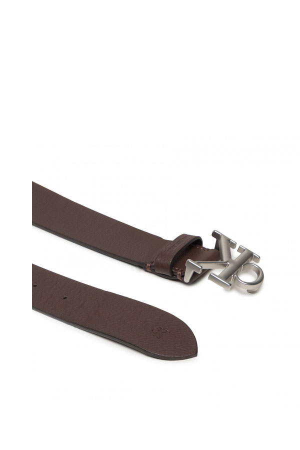 Calvin Klein Men's Mono Hardware Round Belt