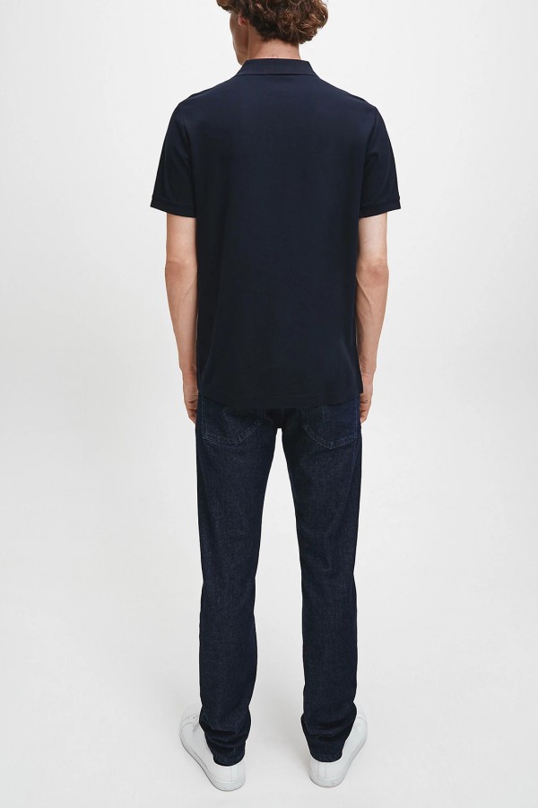 Calvin Klein Polo Refined Pique Chest Logo