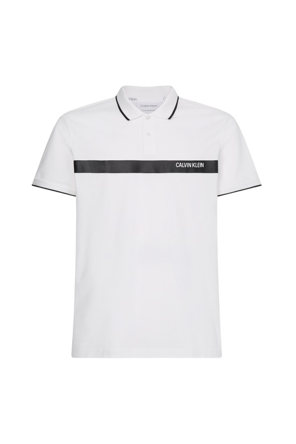 Calvin Klein Bold Stripe Logo Polo   