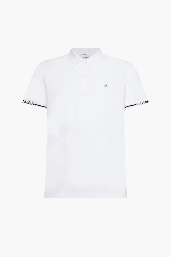 Calvin Klein Polo Logo Cuff Slim Fit