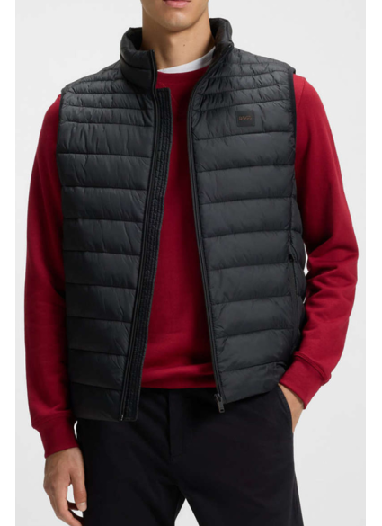 BOSS Odeno2 Men's Quilted Vest -Μαύρο