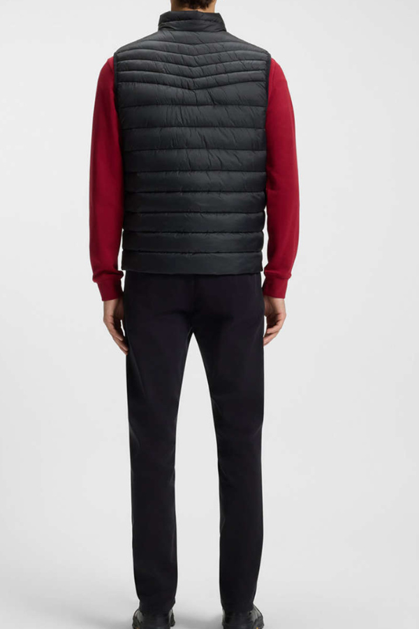 BOSS Odeno2 Men's Quilted Vest -Μαύρο