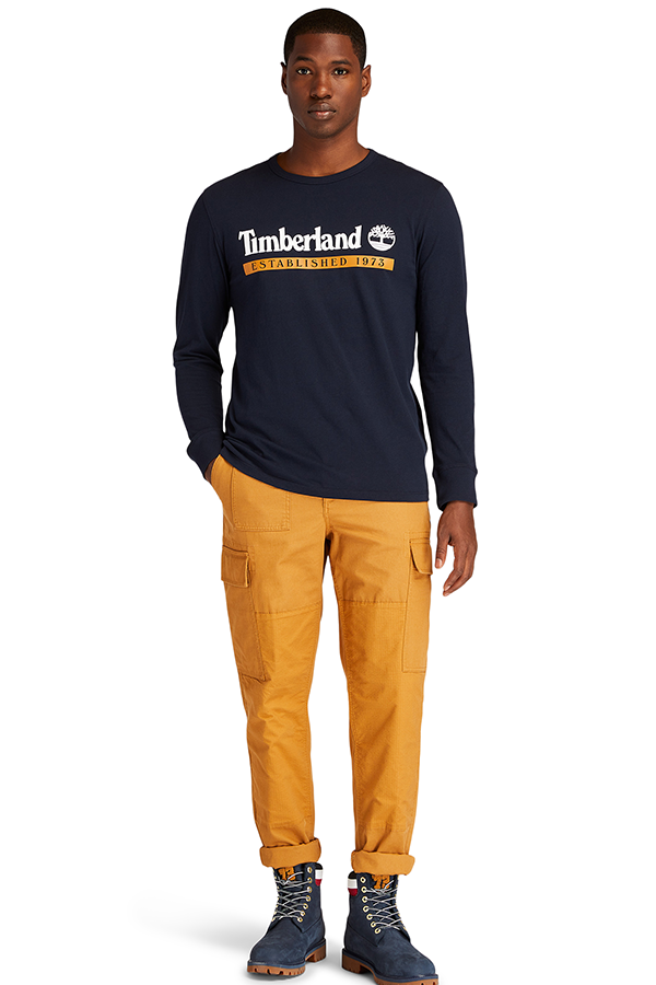 Timberland Top LS Estab 1973 Tee