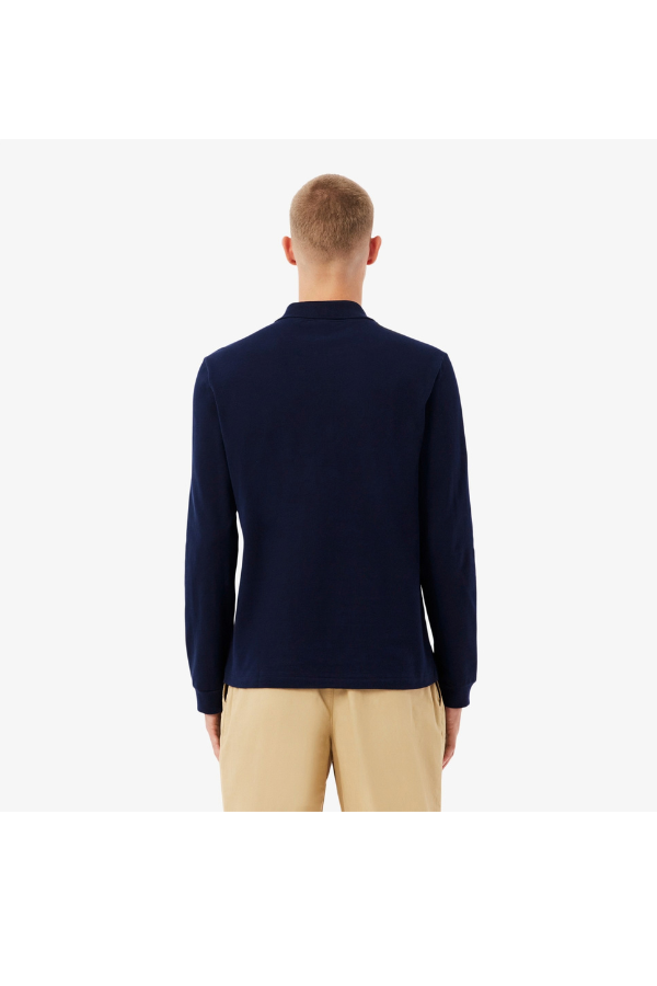 Ανδρική Μακρυμάνικη Μπλούζα Polo Lacoste Original L.12.12 - Μπλε Σκούρο