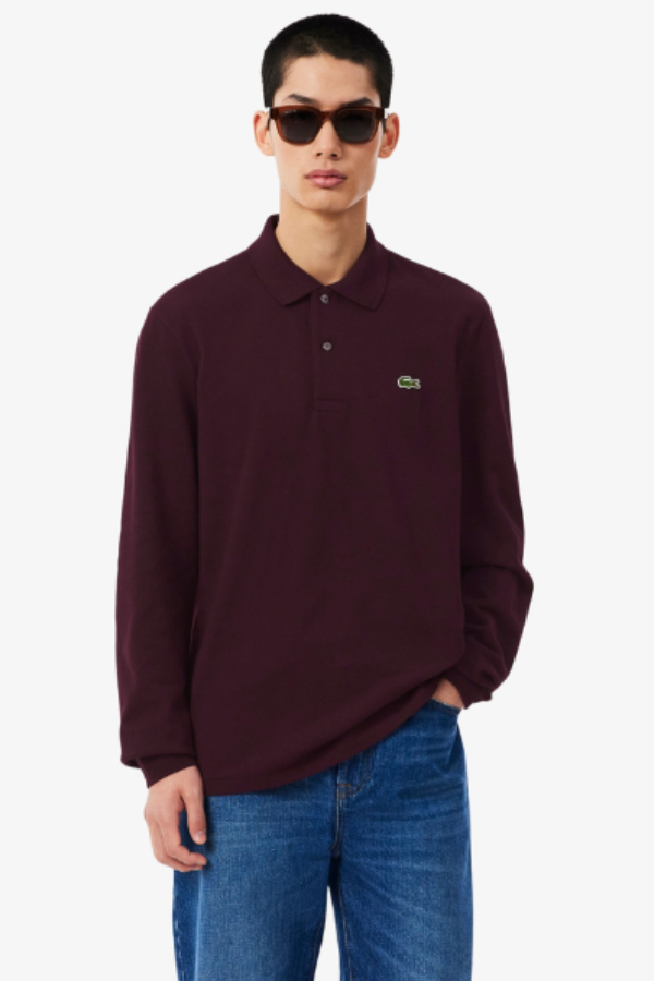 Ανδρική Μακρυμάνικη Μπλούζα Polo Lacoste Original L.12.12 - Oxalis
