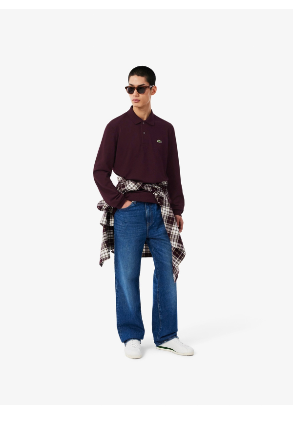 Ανδρική Μακρυμάνικη Μπλούζα Polo Lacoste Original L.12.12 - Oxalis