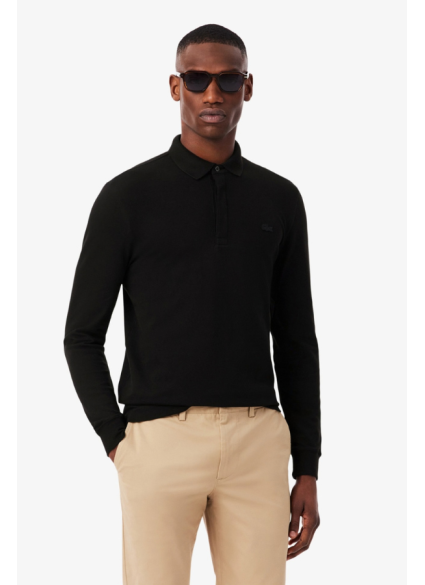 Ανδρική Μακρυμάνικη Μπλούζα Polo Lacoste Smart Paris Stretch Piqué