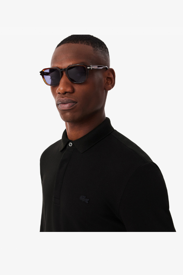 Ανδρική Μακρυμάνικη Μπλούζα Polo Lacoste Smart Paris Stretch Piqué