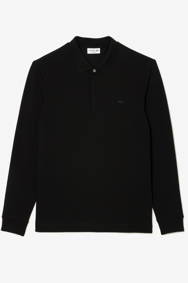 Ανδρική Μακρυμάνικη Μπλούζα Polo Lacoste Smart Paris Stretch Piqué